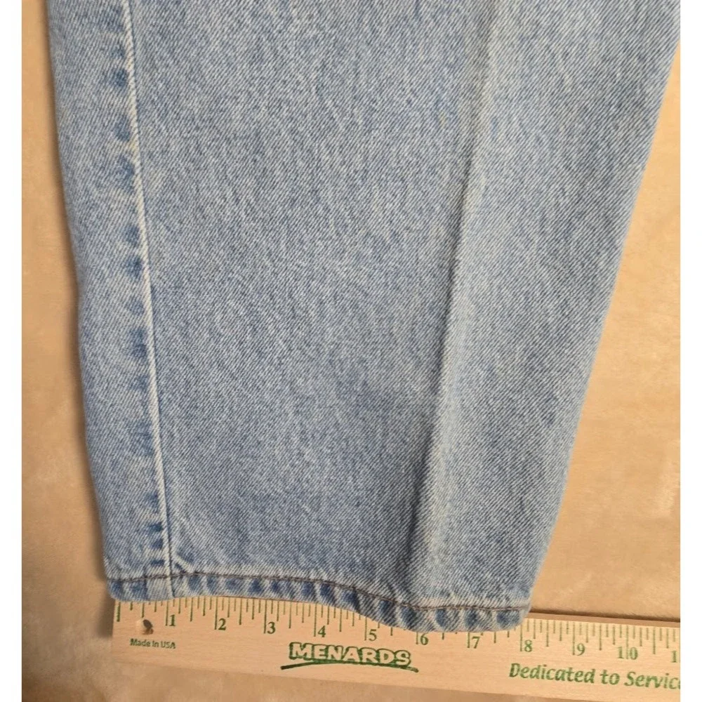 Levis 545 Loose Fit Jeans Mens 42x34 Light Wash Denim 1998 Vintage 894USA Style